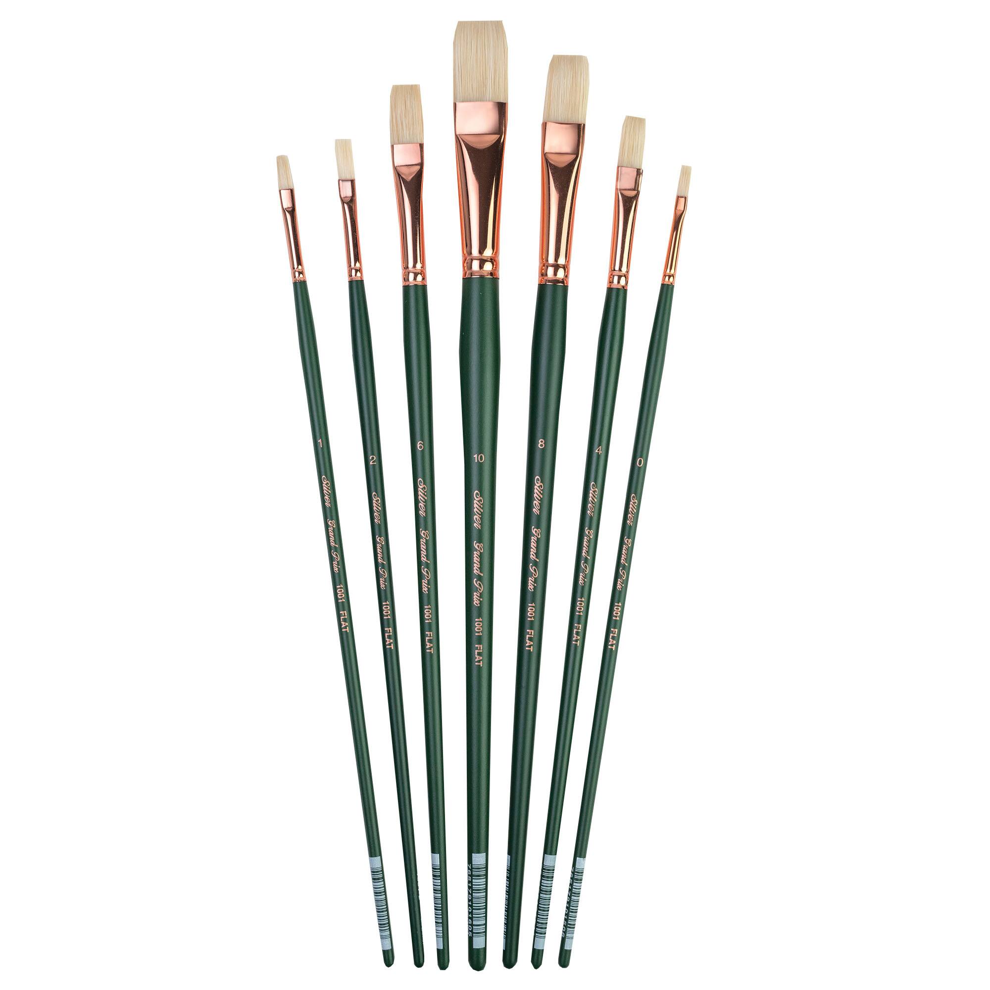 Silver Brush Limited Grand Prix® 7 Piece All Flats Brush Set